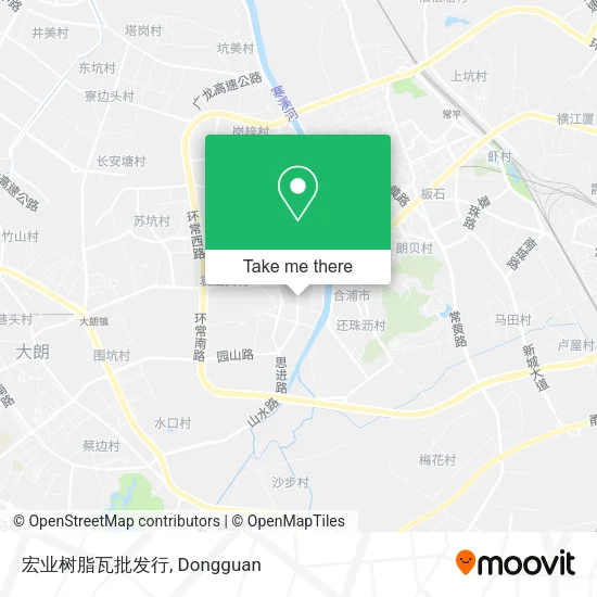 宏业树脂瓦批发行 map