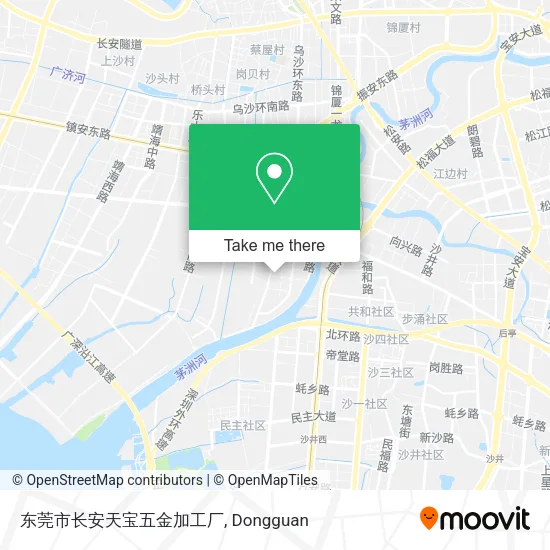 东莞市长安天宝五金加工厂 map