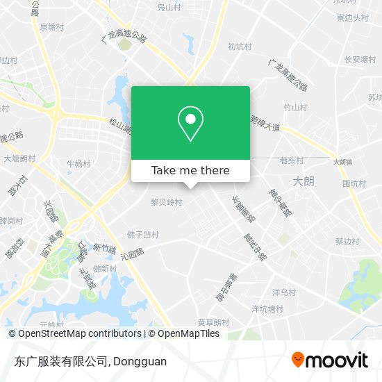 东广服装有限公司 map