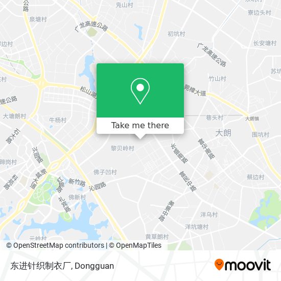 东进针织制衣厂 map