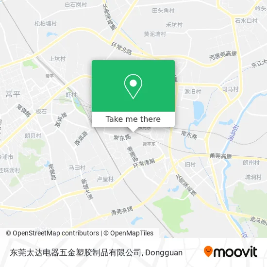 东莞太达电器五金塑胶制品有限公司 map