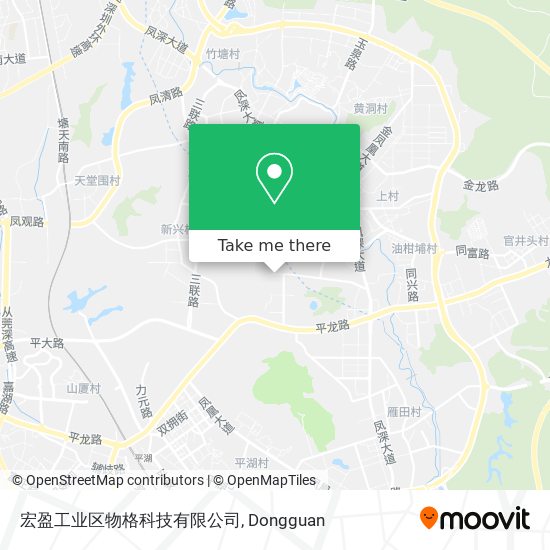 宏盈工业区物格科技有限公司 map