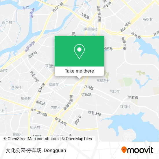 文化公园-停车场 map