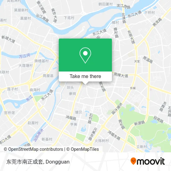 东莞市南正成套 map