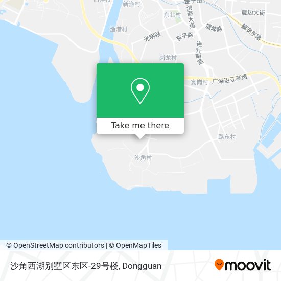 沙角西湖别墅区东区-29号楼 map