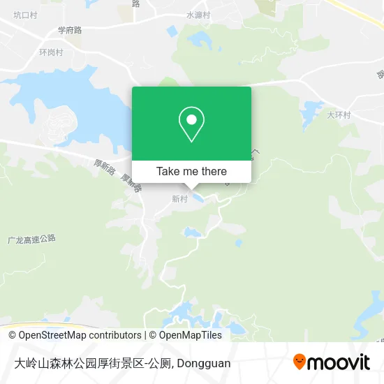 大岭山森林公园厚街景区-公厕 map