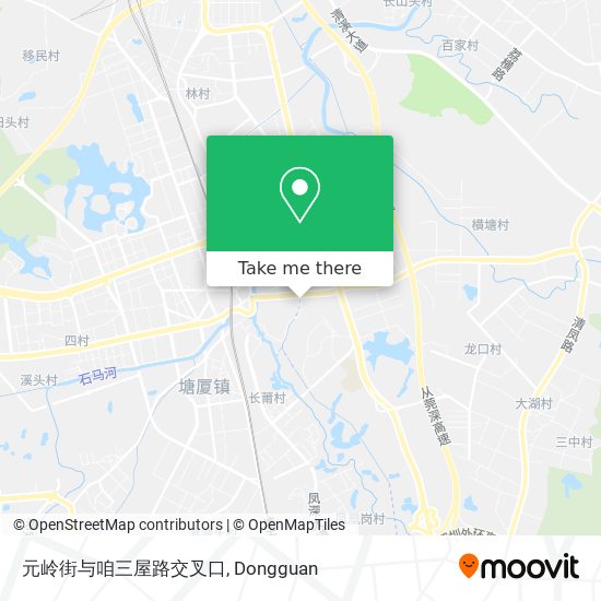 元岭街与咱三屋路交叉口 map
