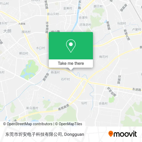 东莞市圻安电子科技有限公司 map