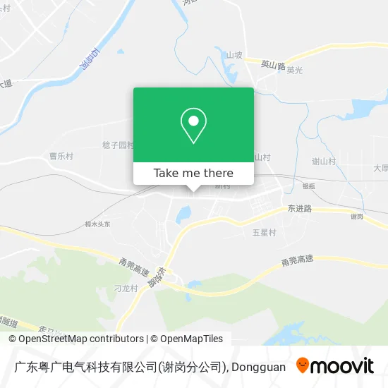 广东粤广电气科技有限公司(谢岗分公司) map