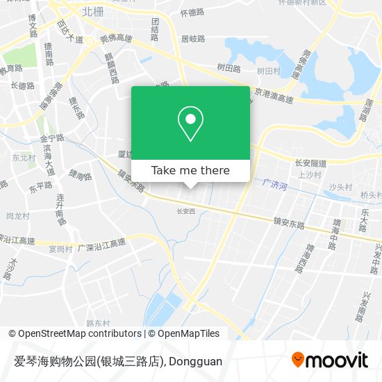 爱琴海购物公园(银城三路店) map