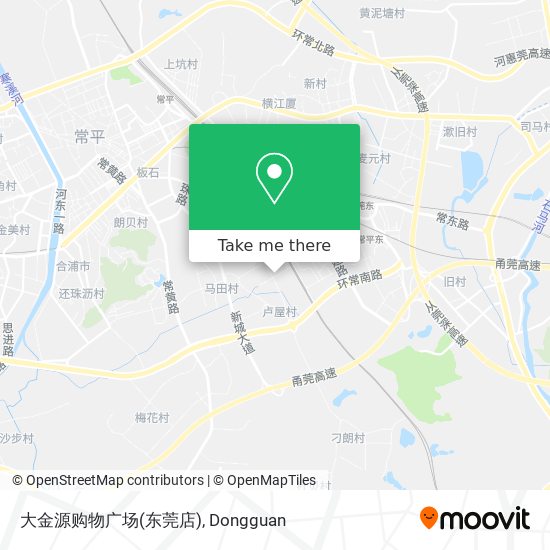 大金源购物广场(东莞店) map