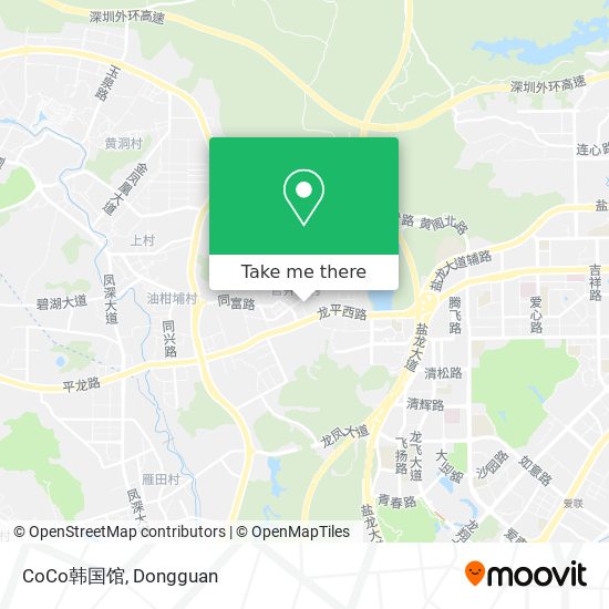 CoCo韩国馆 map