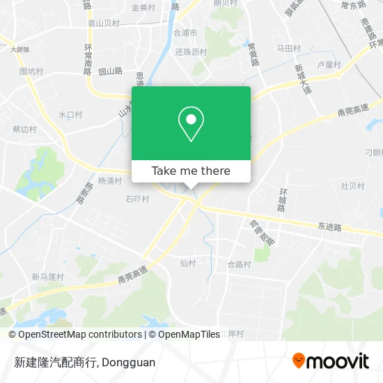 新建隆汽配商行 map