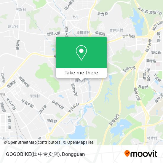 GOGOBIKE(田中专卖店) map