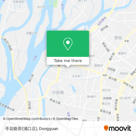 寻花吻茶(涌口店) map