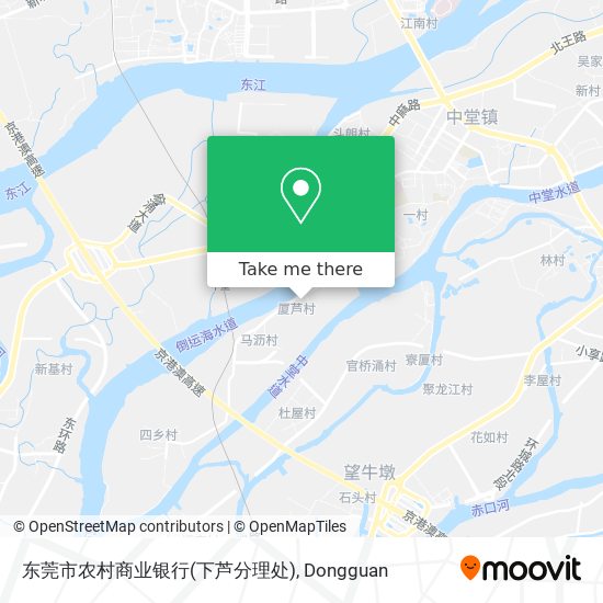 东莞市农村商业银行(下芦分理处) map