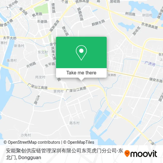安能聚创供应链管理深圳有限公司东莞虎门分公司-东北门 map