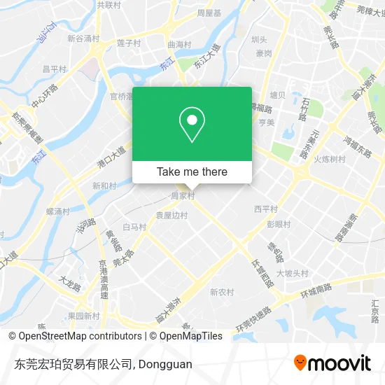 东莞宏珀贸易有限公司 map