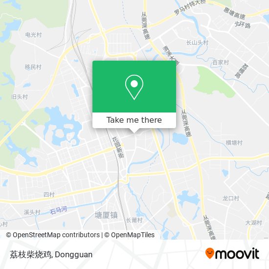 荔枝柴烧鸡 map