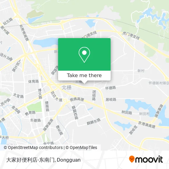 大家好便利店-东南门 map