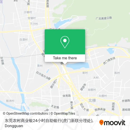 东莞农村商业银24小时自助银行(虎门新联分理处) map