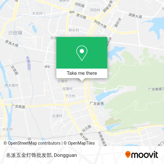 名派五金灯饰批发部 map
