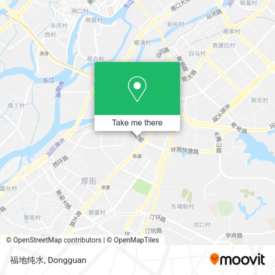 福地纯水 map