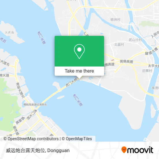 威远炮台露天炮位 map