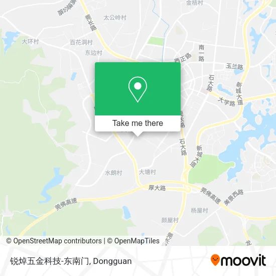 锐焯五金科技-东南门 map