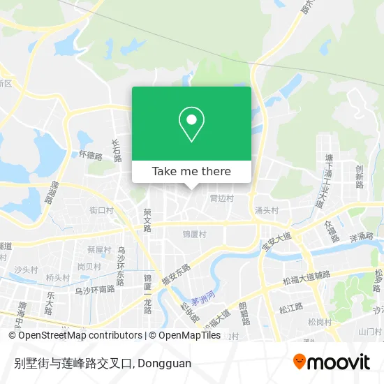 别墅街与莲峰路交叉口 map
