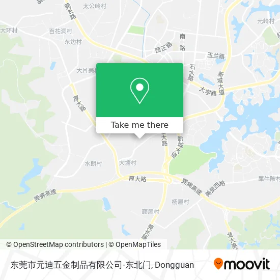 东莞市元迪五金制品有限公司-东北门 map