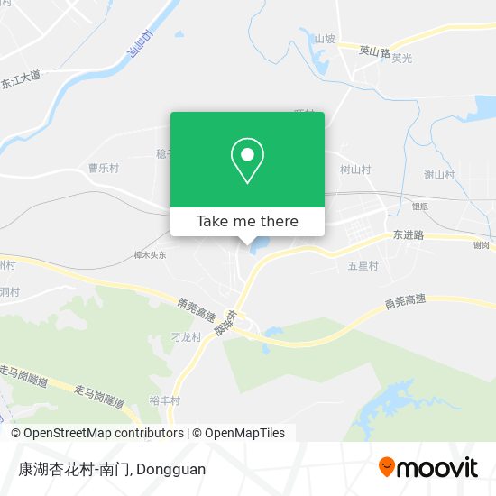 康湖杏花村-南门 map