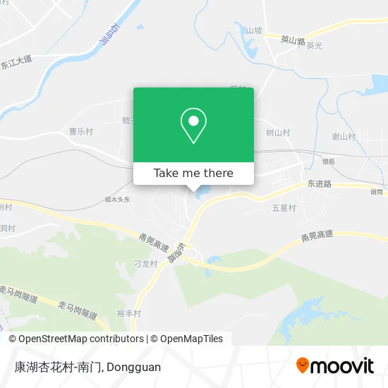 康湖杏花村-南门 map
