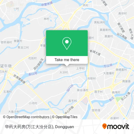 华药大药房(万江大汾分店) map