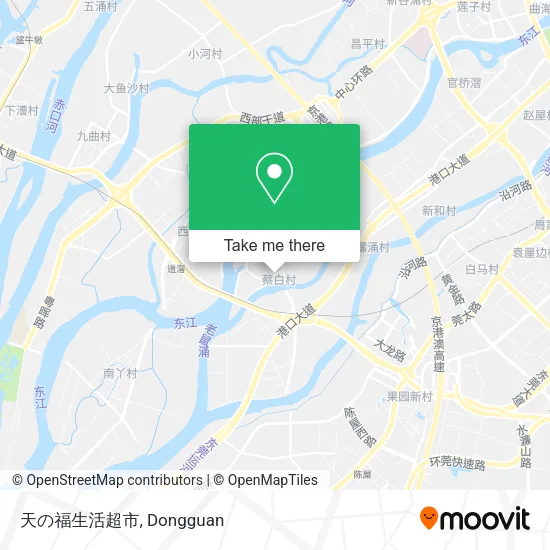 天の福生活超市 map