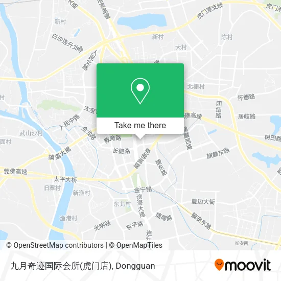 九月奇迹国际会所(虎门店) map