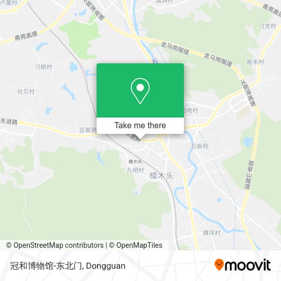 冠和博物馆-东北门 map