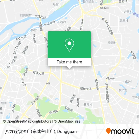 八方连锁酒店(东城主山店) map