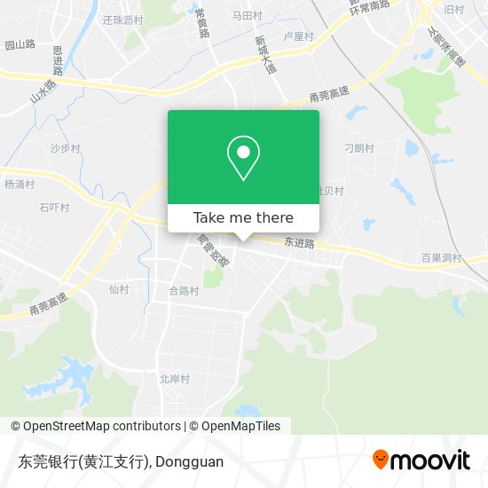 东莞银行(黄江支行) map