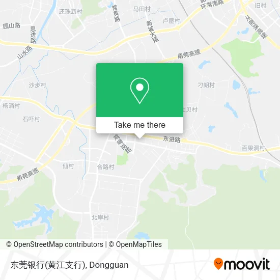 东莞银行(黄江支行) map