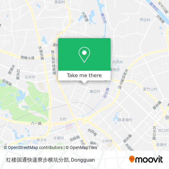 红楼国通快递寮步横坑分部 map