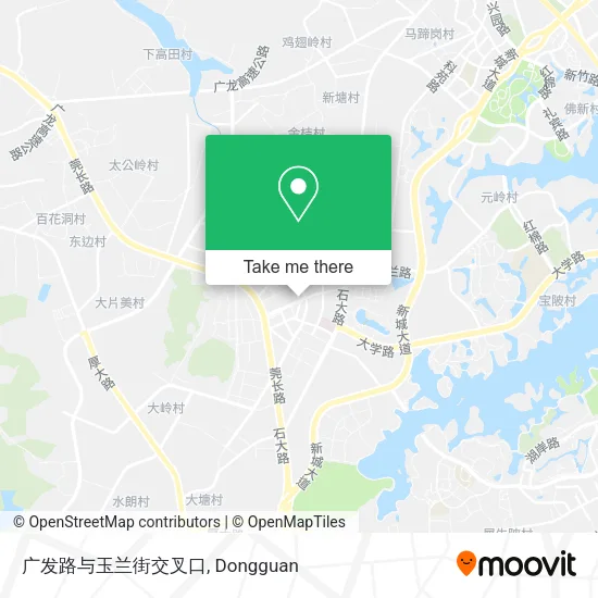 广发路与玉兰街交叉口 map
