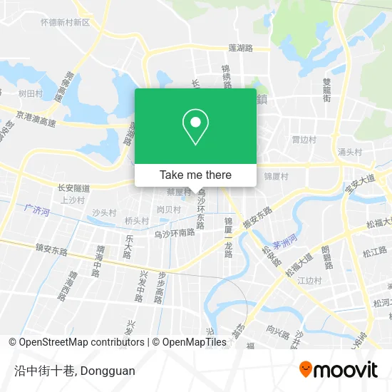 沿中街十巷 map