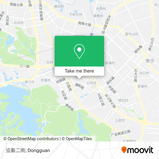 沿新二街 map