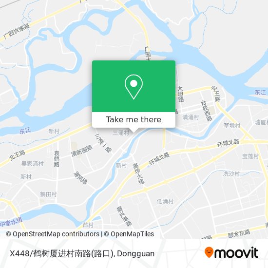 X448/鹤树厦进村南路(路口) map