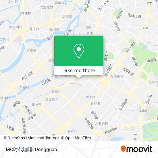 MC时代咖啡 map