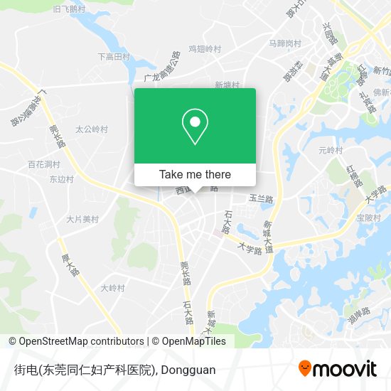 街电(东莞同仁妇产科医院) map