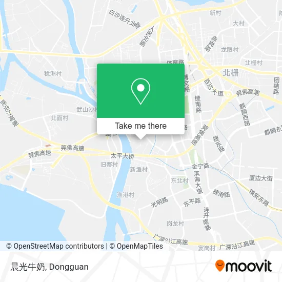 晨光牛奶 map