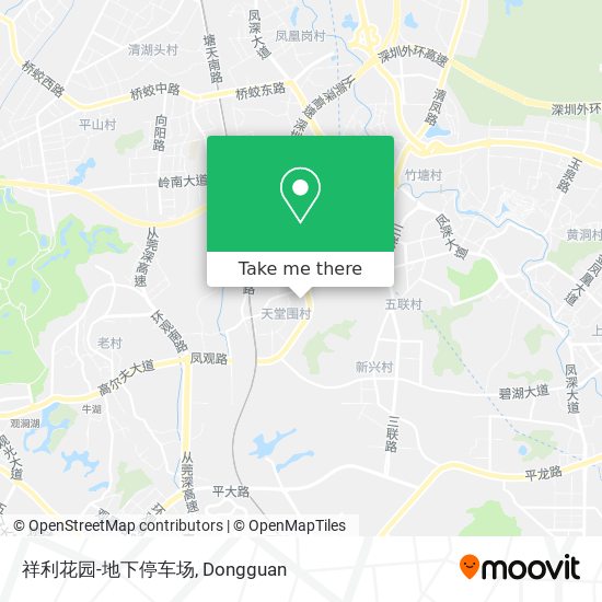 祥利花园-地下停车场 map