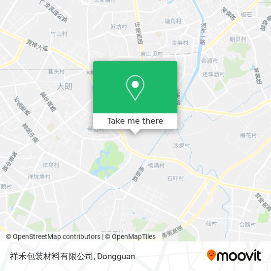 祥禾包装材料有限公司 map